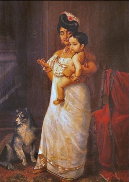 Raja Ravi Varma There Comes Papa